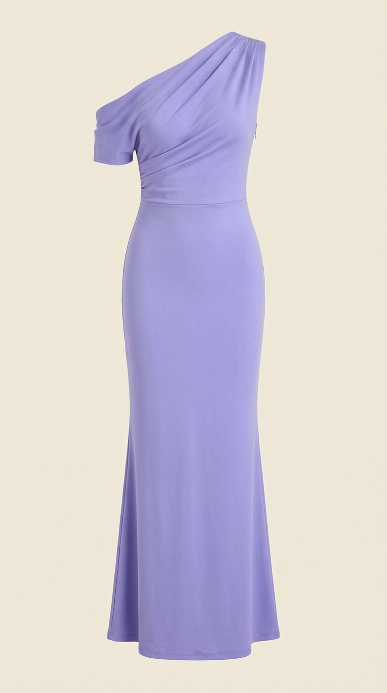 Candice Vestido Maxi de Un Solo Hombro