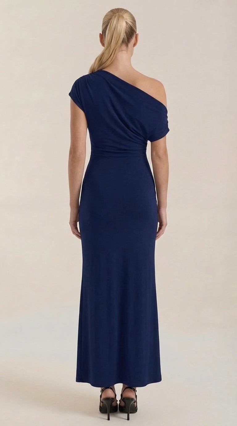Candice Vestido Maxi de Un Solo Hombro