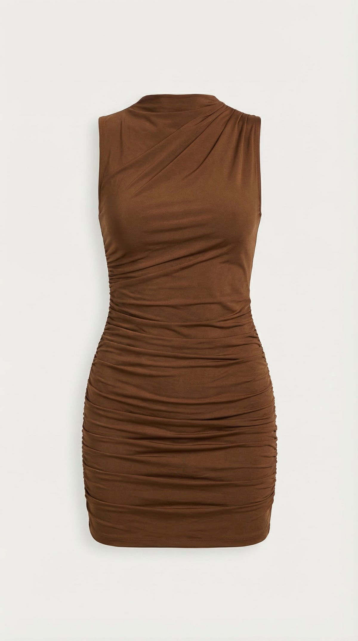 Vestido Mini Carmela con Detalles Fruncidos