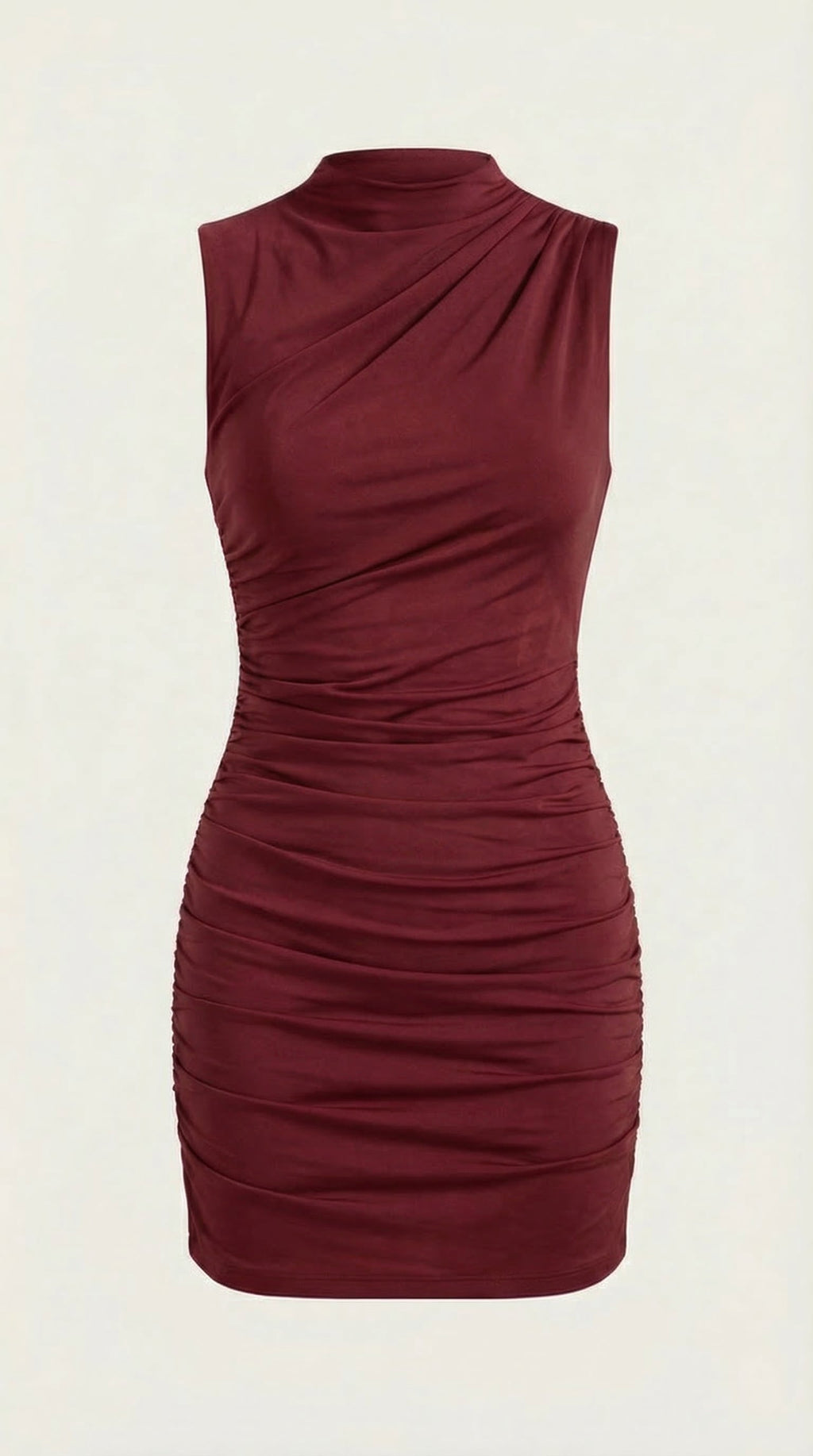 Vestido Mini Carmela con Detalles Fruncidos