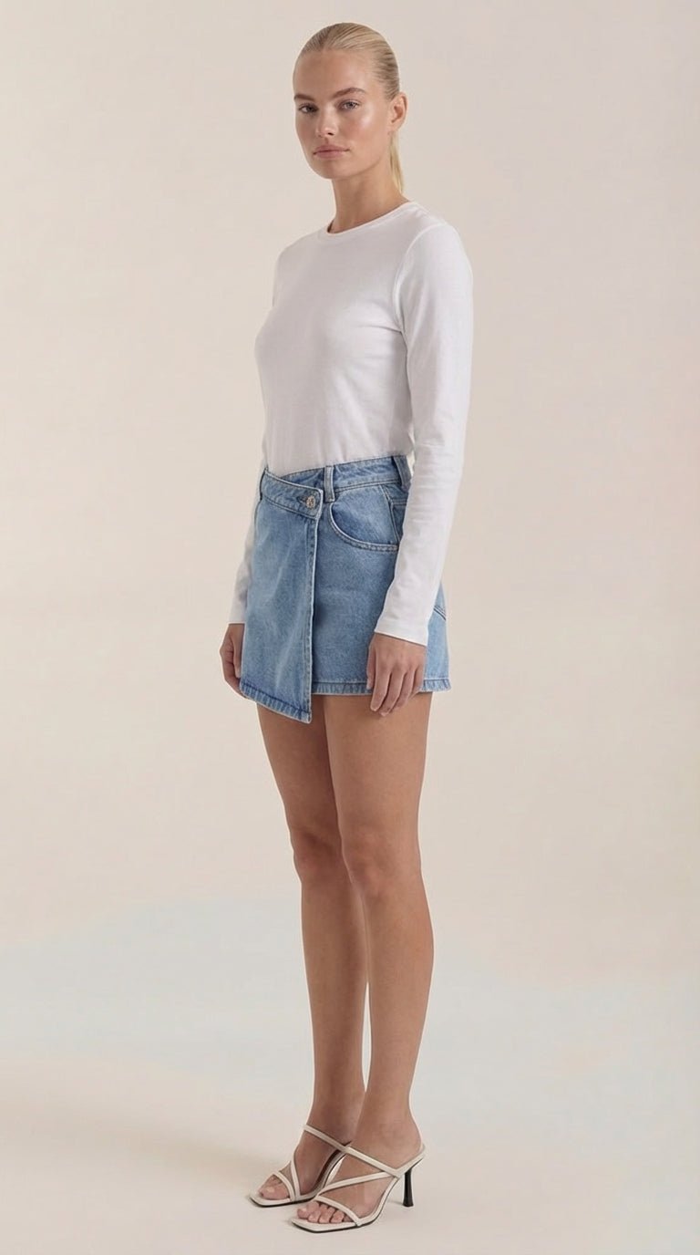 Casey Denim Skort