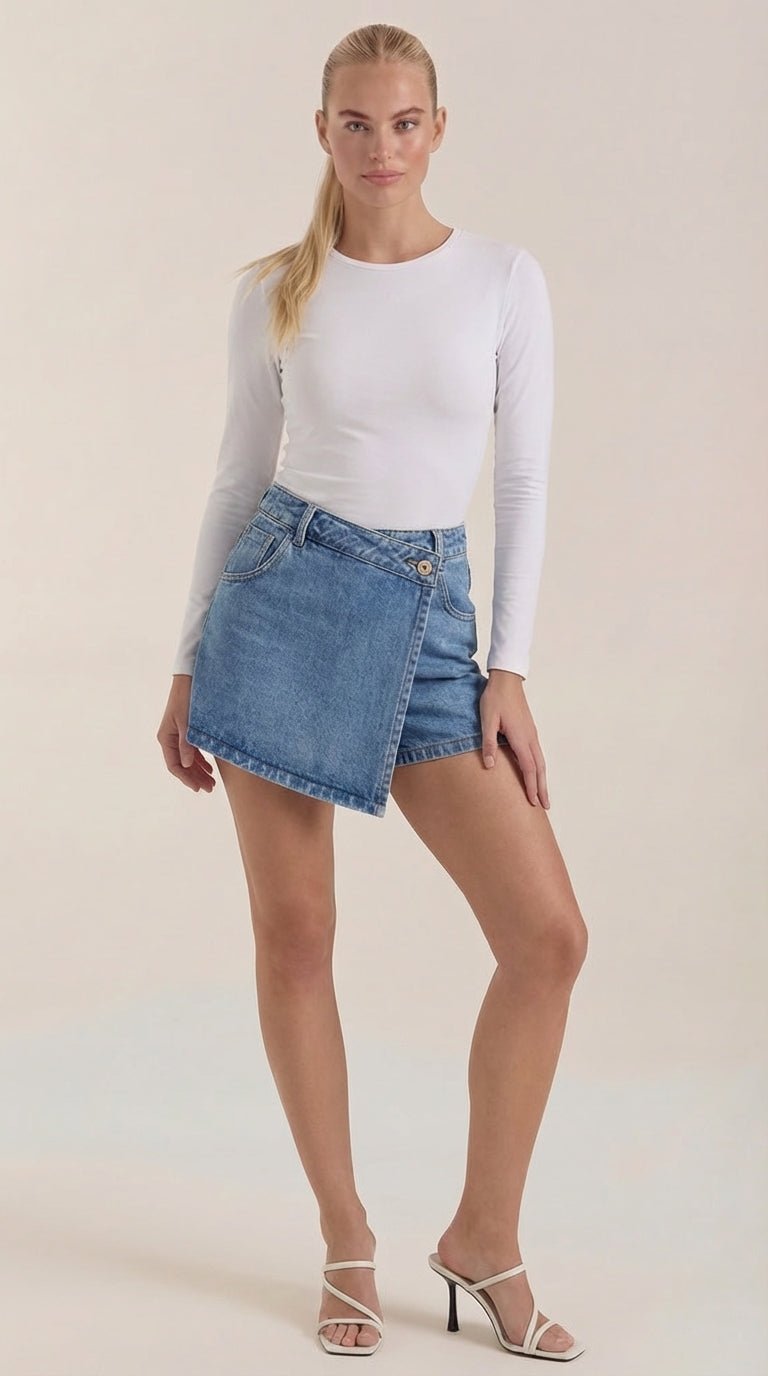 Casey Denim Skort