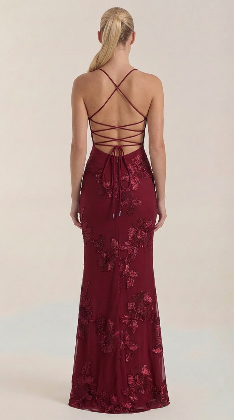 Vestido Maxi Corsé Floral Chantal