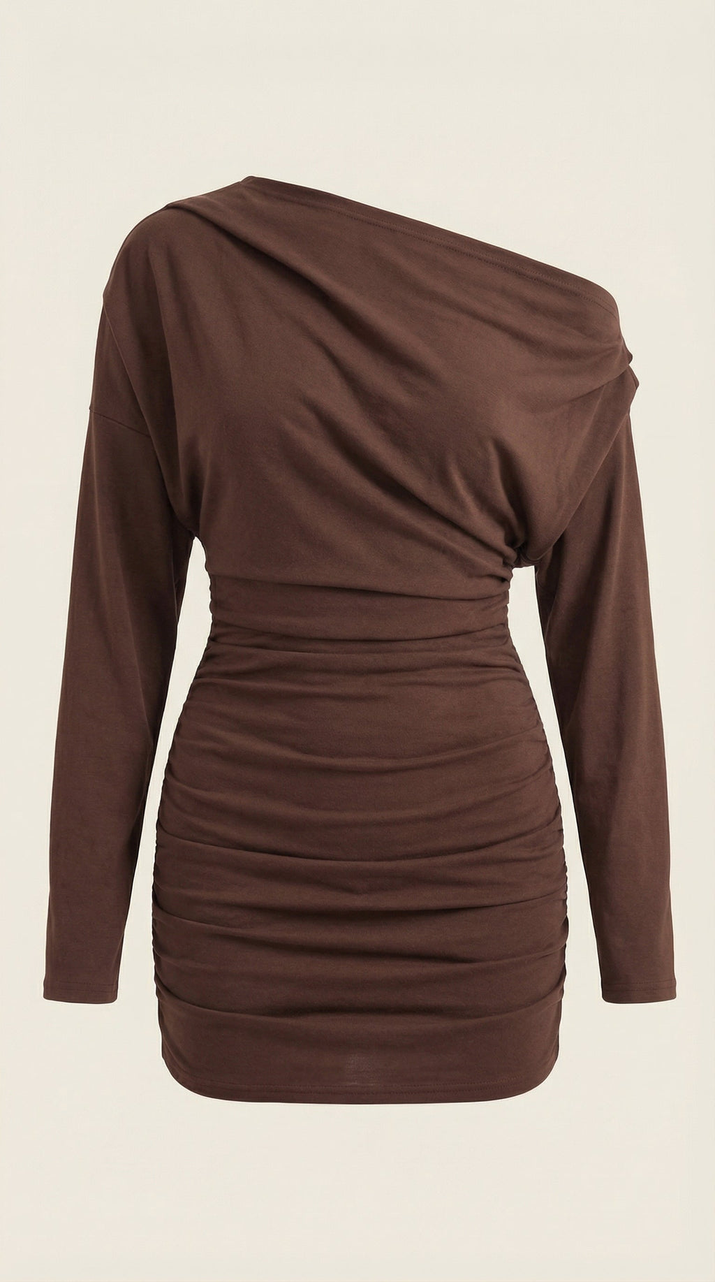 Vestido Corto Doreen de Un Solo Hombro