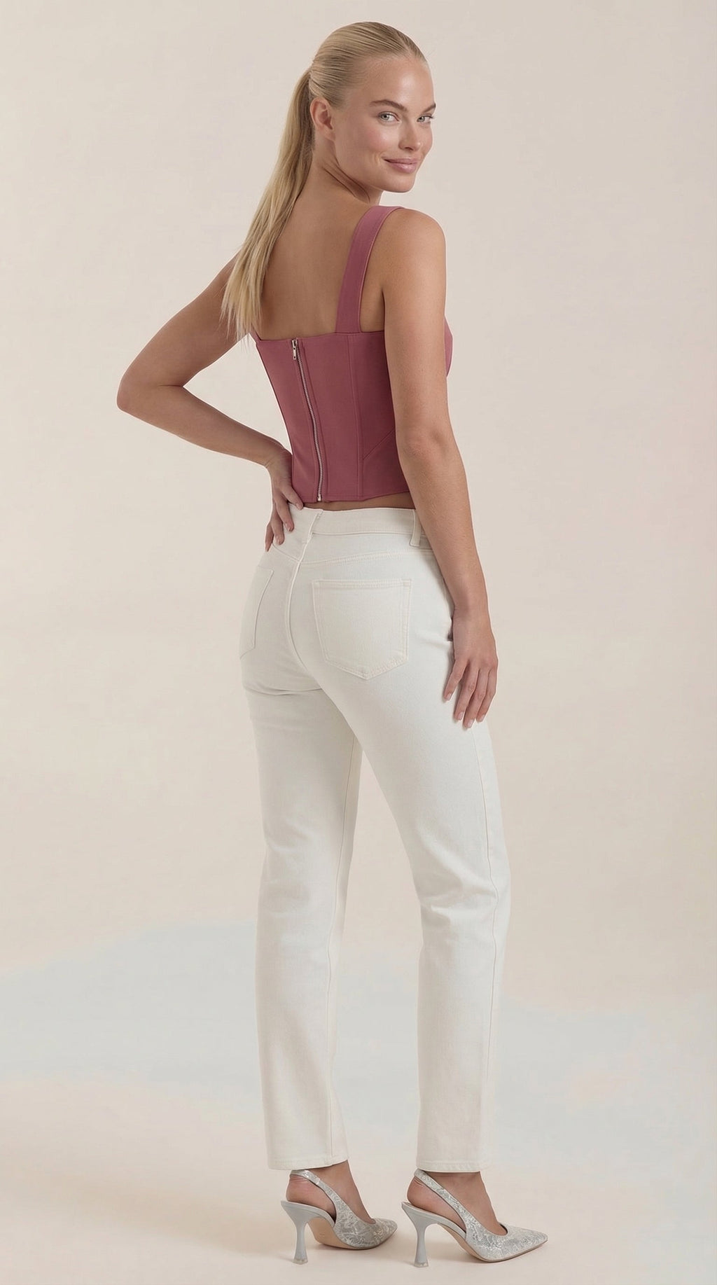 Top sin mangas estilo corsé Eloise