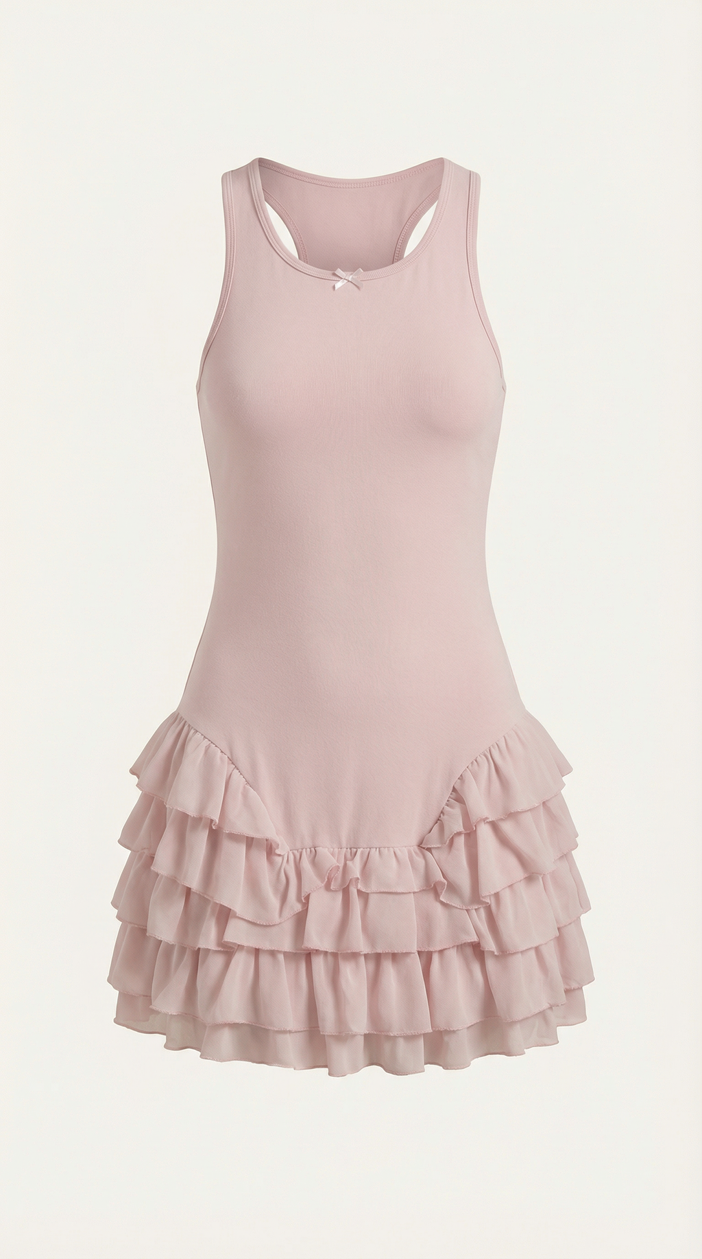 Gwen Mini Vestido con Detalles de Volantes