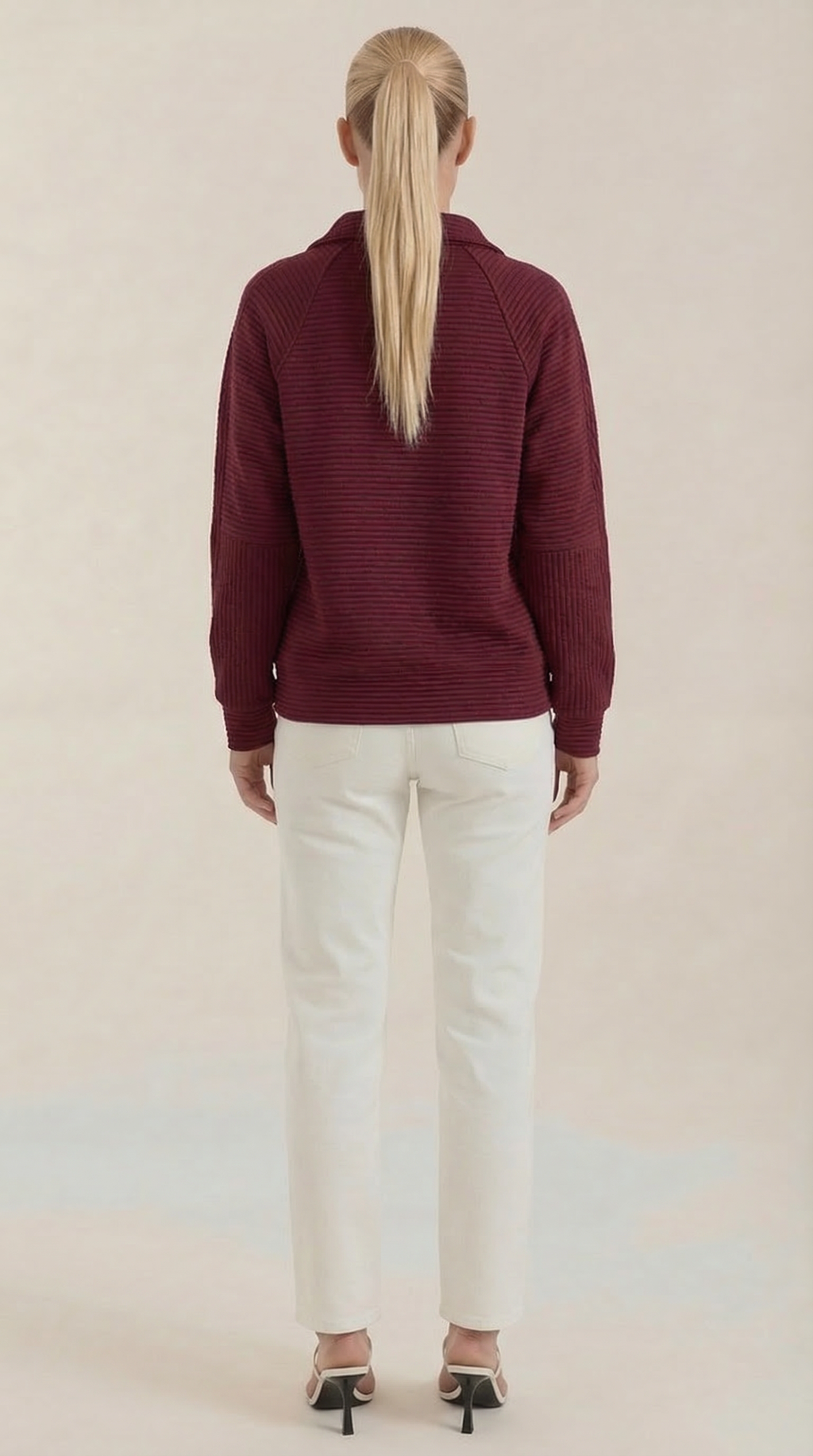 Melinda Quarter-Zip Polo Pullover