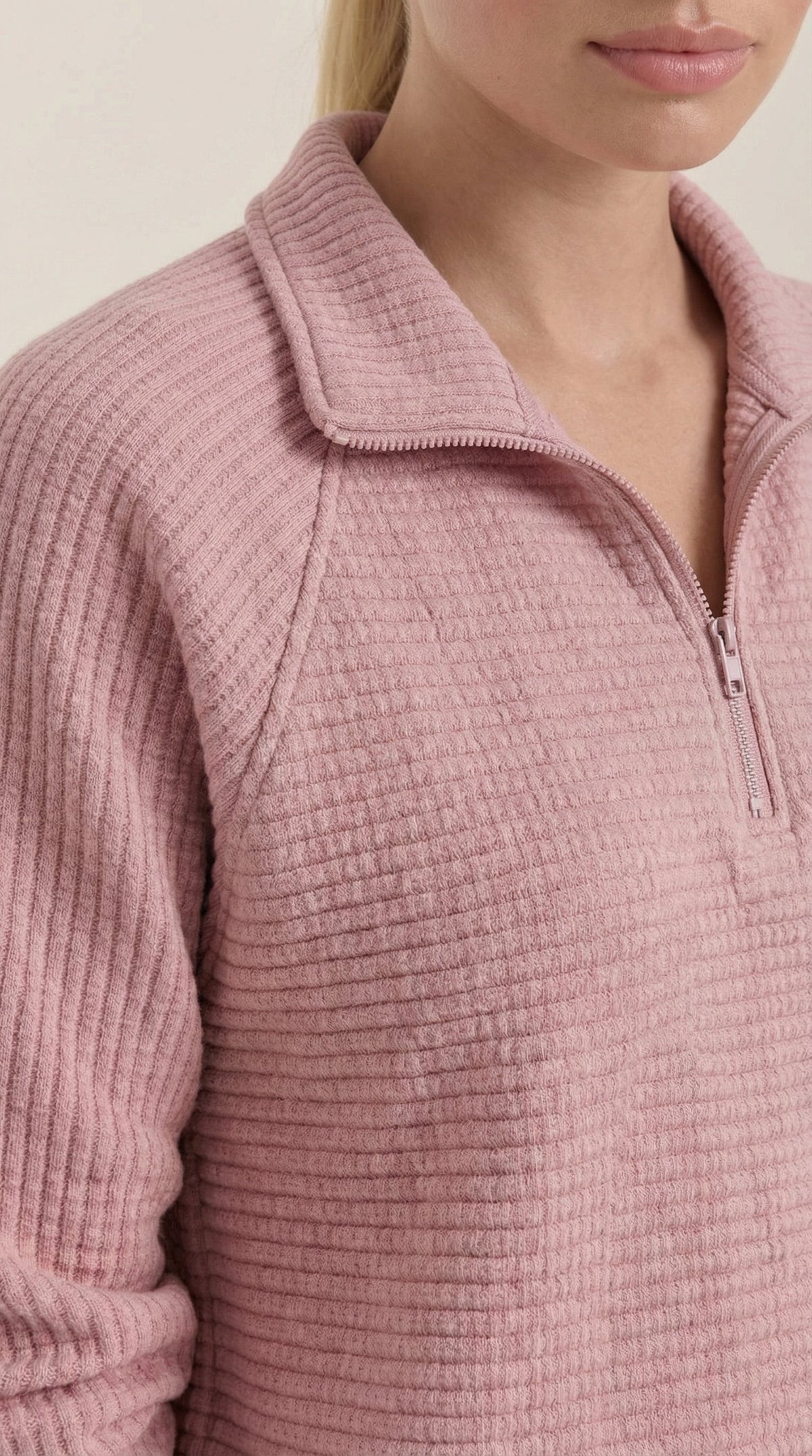Melinda Quarter-Zip Polo Pullover