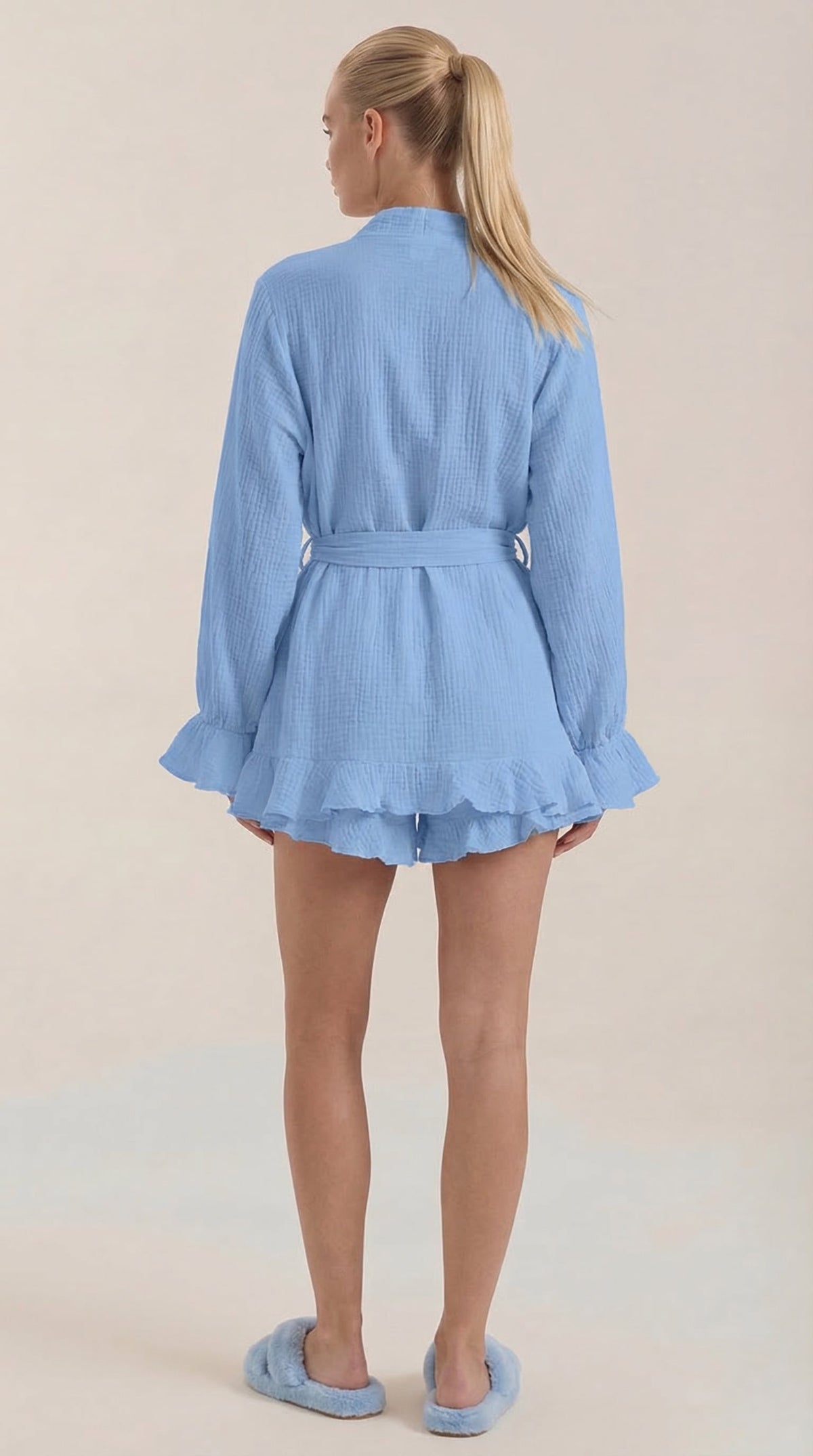 Conjunto de vestido mini cruzado Rebekah