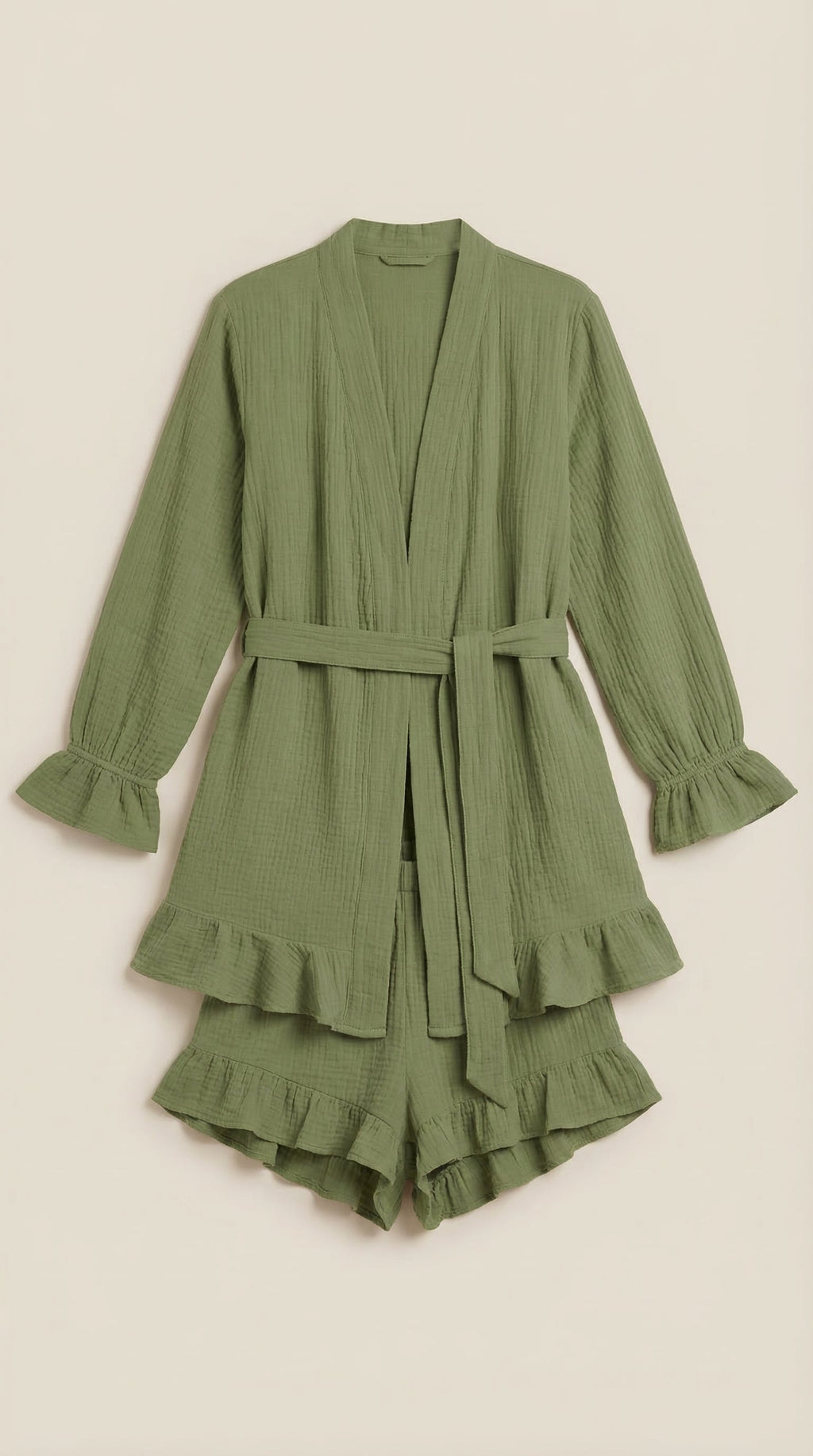 Conjunto de vestido mini cruzado Rebekah
