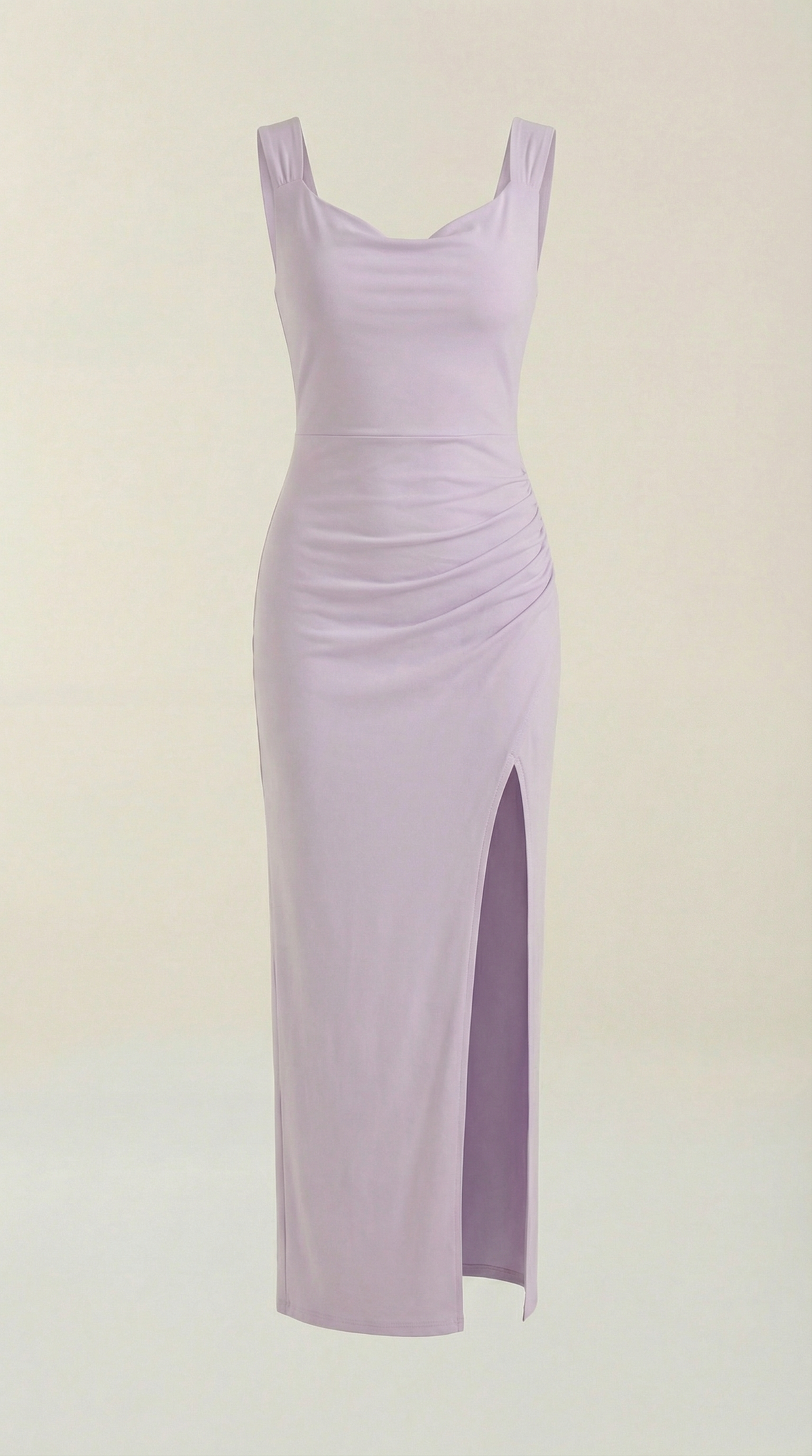 Vestido Largo Rhoda con Detalles Fruncidos